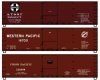 USRA 40′ Double-Sheathed Wood Boxcar 3-Pack - Kit -- Santa Fe 38542, Union Pacific 122389, Western P, HO, Accurail Inc 8178