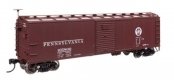 40′ Steel Boxcar with Murphy Ends - Ready to Run -- Pennsylvania Railroad 105800, HO, WalthersMainline 41066
