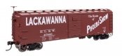40′ Steel Boxcar with Murphy Ends - Ready to Run -- Delaware, Lackawanna & Western 47968, HO, WalthersMainline 41053