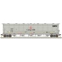 Trinity 5660 PD Covered Hopper - Ready to Run -- ConAgra Mills GACX 8769 (gray, black, red logo, yellow conspicuity stripes), HO