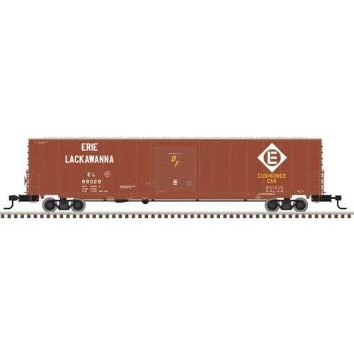 ACF 60′ Single-Door Auto Parts Boxcar - Ready to Run - Master(R) -- Erie Lackawanna , HO, Atlas Model Railroad Co. 20007819