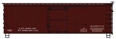 36′ Double-Sheathed Wood Boxcar w/Steel Roof, Wood Ends -- Data Only (Mineral Red), HO, Accurail Inc 1898