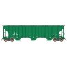 4785 PS2-CD Covered Hopper Late Version - Ready to Run -- Burlington Northern (Repaint, Cascade Green, white, Reporting Marks On