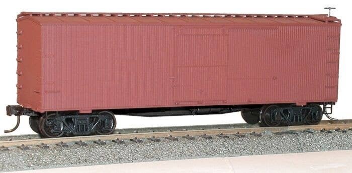 36′ Double-Sheathed Wood Boxcar, Steel Roof, Wood Ends, Fishbelly - Kit -- Undecorated, HO, Accurail Inc 1700