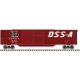 50′ Double-Door Boxcar - Ready to Run -- Duluth, South Shore & Atlantic 15587 (Boxcar Red, white), N, Trainman 50007320
