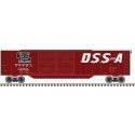 50′ Double-Door Boxcar - Ready to Run -- Duluth, South Shore & Atlantic 15587 (Boxcar Red, white), N, Trainman 50007320