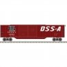 50′ Double-Door Boxcar - Ready to Run -- Duluth, South Shore & Atlantic 15587 (Boxcar Red, white), N, Trainman 50007320