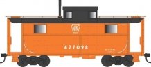 PRR Class N5 Steel Cabin Car (Caboose) - Ready to Run -- Pennsylvania Railroad 477098 (, HO, Bowser Manufacturing Co. 43365