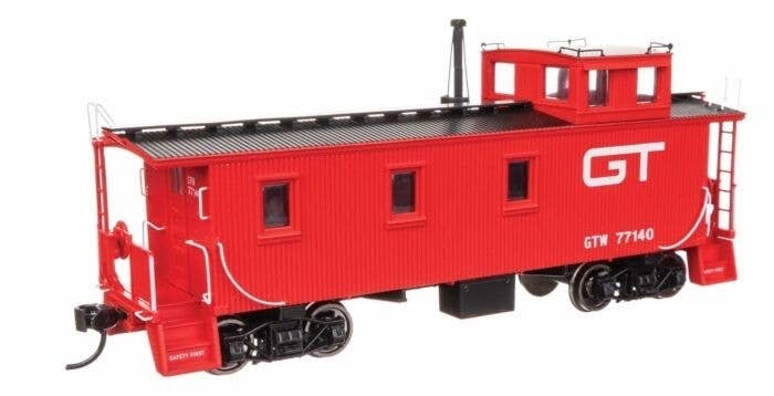 30′ GTW Style Wood Caboose with Offset Coupola - Ready To Run -- Grand Trunk Western (Modern) 771, HO, WalthersProto 103263