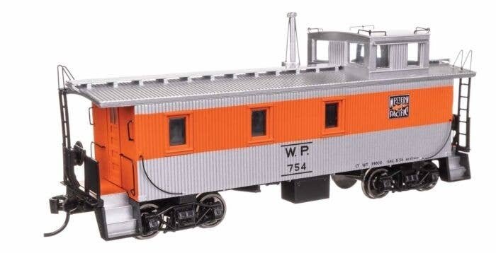 30′ GTW Style Wood Caboose with Offset Coupola - Ready To Run -- Western Pacific(TM) 754, HO, WalthersProto 103266