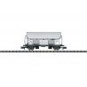 Type Tds Dump Car with Hinged Roof - Ready to Run - Minitrix -- Armita Wagons (Era IV, gray, black), N, Trix 18907