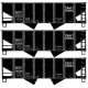 USRA 55-Ton 2-Bay Open Hopper 3-Pack - Kit -- Maine Central 2973, 2984, 3006 (black, Rectangular Logo), HO, Accurail Inc 25854