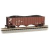 Bethlehem Steel 100-Ton 3-Bay Hopper - Ready to Run -- Conrail 488506 (Boxcar Red, Small Logo), N, Bachmann Industries 18752