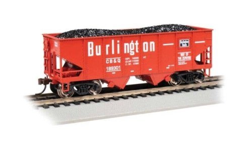 USRA 55-Ton Outside-Braced Hopper with Load - Ready to Run - Silver Series(R) -- Chicago, Bu, HO, Bachmann Industries 19518