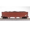 AAR 70-Ton 3-Bay Hopper w/Load - Ready to Run -- Painted, Unlettered (Boxcar Red), HO, Broadway Limited Imports 7386