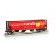 Canadian Cylindrical 4-Bay Grain Hopper - Ready to Run - Silver Series(R) -- Government of Canada 1 CPWX (red, black, yellow), H