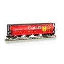 Canadian Cylindrical 4-Bay Grain Hopper - Ready to Run - Silver Series(R) -- Government of Canada 1 CPWX (red, black, yellow), H