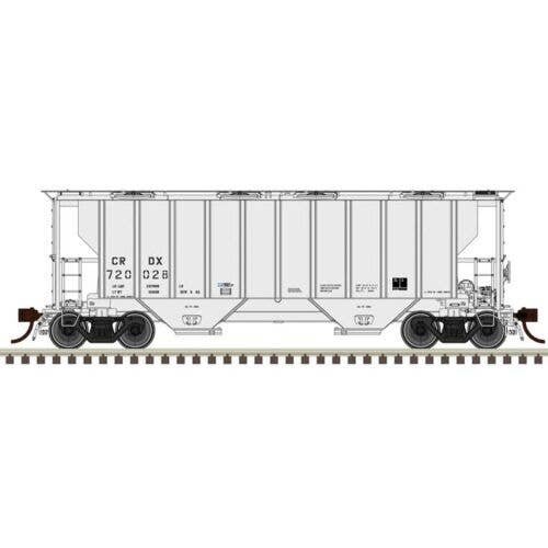 Portec 3000 2-Bay Covered Hopper - Ready to Run - Master(R) -- Chicago Freight Car L, HO, Atlas Model Railroad Co. 20007689