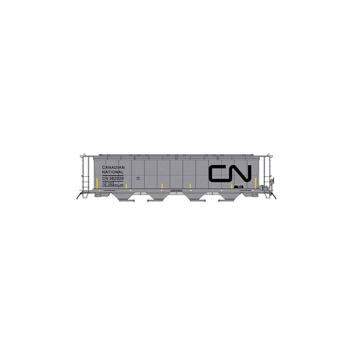 59′ Cyln Cvrd Hopp CN, N, Intermountain Railway Company 65141