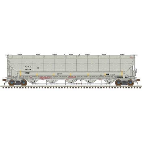 Trinity 5660 PD Covered Hopper - Ready to Run -- CIT Group TCMX 75719 (gray, black, y, N, Atlas Model Railroad Co. 50006855