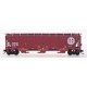 Trinity 5161 Cubic Foot Covered Hopper - Ready to Run -- Burlington Northern Santa Fe (Boxcar Red, Circle/Cross Logo), N, Interm