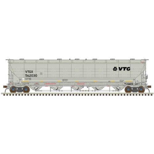 Trinity 5660 PD Covered Hopper - Ready to Run -- VTG North America VTGX 562048 (gray,, N, Atlas Model Railroad Co. 50006872
