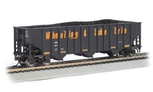 Bethlehem Steel 3-Bay 100-Ton Open Hopper - Ready to Run - Silver Series(R) -- Wheeling & La, HO, Bachmann Industries 18734