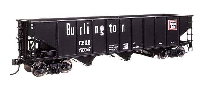 70-Ton AAR 3-Bay Open Hopper - Ready to Run -- Chicago, Burlington & Quincy 173037, HO, WalthersMainline 56742