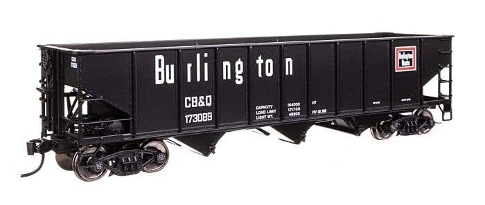 70-Ton AAR 3-Bay Open Hopper - Ready to Run -- Chicago, Burlington & Quincy 173089, HO, WalthersMainline 56743