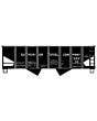 USRA 55-Ton 2-Bay Open Hopper - Kit -- Superior Steel 32 (black), HO, Accurail Inc 81722