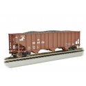Bethlehem Steel 3-Bay 100-Ton Open Hopper - Ready to Run - Silver Series(R) -- Conrail 488506 (Boxcar Red), HO, Bachmann Industr
