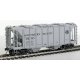 1958 Cubic Foot 2-Bay Covered Hopper w/Closed Sides - Ready to Run -- Southern Pacific T&NO Random (gray, black, Lines Logo), H