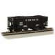USRA 55-Ton Outside-Braced Hopper with Load - Ready to Run - Silver Series(R) -- Interstate 5612 (black), HO, Bachmann Industrie