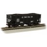 USRA 55-Ton Outside-Braced Hopper with Load - Ready to Run - Silver Series(R) -- Interstate 5612 (black), HO, Bachmann Industrie