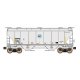 Trinity 3281 2-Bay Covered Hopper - Ready to Run -- Suntrust Leasing SRFX (gray, yellow Conspicuity Markings), N, Intermountain 