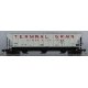Pullman-Standard PS2-CD 4427 High-Side Covered Hopper - Ready to Run -- Terminal Grain TLDX 1 (white, black, red), N, Trainworx 