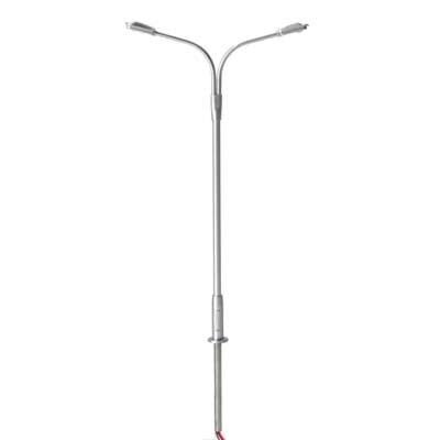 Double-Arm Streetlight 3-Pack - Cool White LED -- Silver, N, Atlas Model Railroad Co. 70000154