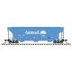 PS-2 4427 3-Bay Covered Hopper - Ready to Run - Master(R) -- Farmrail GNBC 1004 (blue, white), N, Atlas Model Railroad Co. 50006