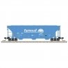 PS-2 4427 3-Bay Covered Hopper - Ready to Run - Master(R) -- Farmrail GNBC 1004 (blue, white), N, Atlas Model Railroad Co. 50006