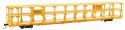 89′ Flatcar w/Tri-Level Open Auto Rack - Ready to Run -- St. Louis - San Francisco Rack Trailer-, HO, WalthersMainline 8217