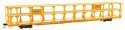 89′ Flatcar w/Tri-Level Open Auto Rack - Ready to Run -- St. Louis - San Francisco Rack Trailer-, HO, WalthersMainline 8218