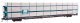 89′ Flatcar w/Tri-Level Shielded Auto Rack - Ready to Run -- Boston & Maine 908820, TTKX Flatcar, HO, WalthersMainline 8302