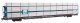 89′ Flatcar w/Tri-Level Shielded Auto Rack - Ready to Run -- Boston & Maine 90882, TTKX Flatcar , HO, WalthersMainline 8303