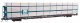 89′ Flatcar w/Tri-Level Shielded Auto Rack - Ready to Run -- Boston & Maine 908827, TTKX Flatcar, HO, WalthersMainline 8304