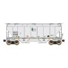 Trinity 3281 2-Bay Covered Hopper - Ready to Run -- First Union Rail WSOX (gray, Winn Bay Sand Logo), N, Intermountain Railway C