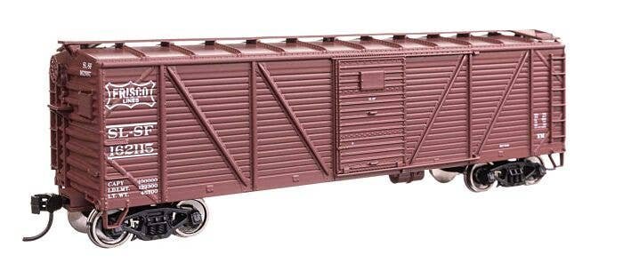 40′ ARA Single Sheathed Boxcar with Dreadnaught Ends - Ready to Run -- St. Louis-San Francisco , HO, WalthersMainline 40359
