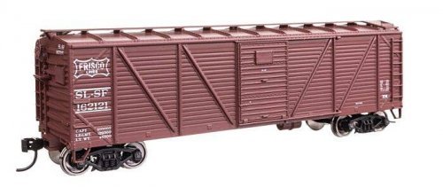 40′ ARA Single Sheathed Boxcar with Dreadnaught Ends - Ready to Run -- St. Louis-San Francisco , HO, WalthersMainline 40360