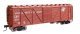 40′ ARA Single Sheathed Boxcar with Dreadnaught Ends - Ready to Run -- Louisiana & Arkansas 121, HO, WalthersMainline 40367