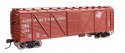 40′ ARA Single Sheathed Boxcar with Dreadnaught Ends - Ready to Run -- Louisiana & Arkansas 121, HO, WalthersMainline 40367