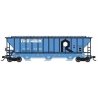 Pullman-Standard PS2-CD 4427 High-Side Covered Hopper - Ready to Run -- Rock Island 3 (blue, black, white), N, Trainworx Inc 244